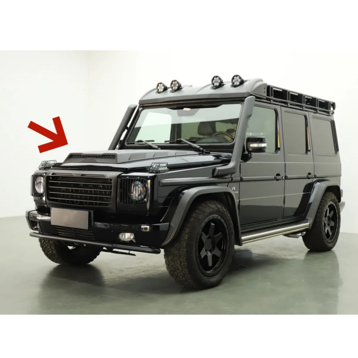 W464 Hood Bonnet Carbon Fiber G Wagon W463a G500 G350 G63 Car Rear Dry Carbon Parts Engine Hood