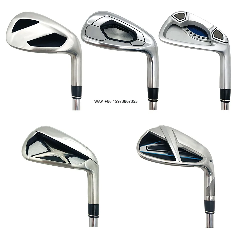 

Sample Custom Factory Wholesale Custom Design Logo Forged Left/Right Hand Steel Golf Club Iron Headset Golf Iron