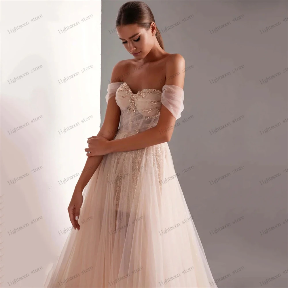 Vintage Evening Dresses A-Line Tulle Tiered Prom Dress Illusion Robes For Formal Party Elegant Sweetheart Vestidos De Gala 2024