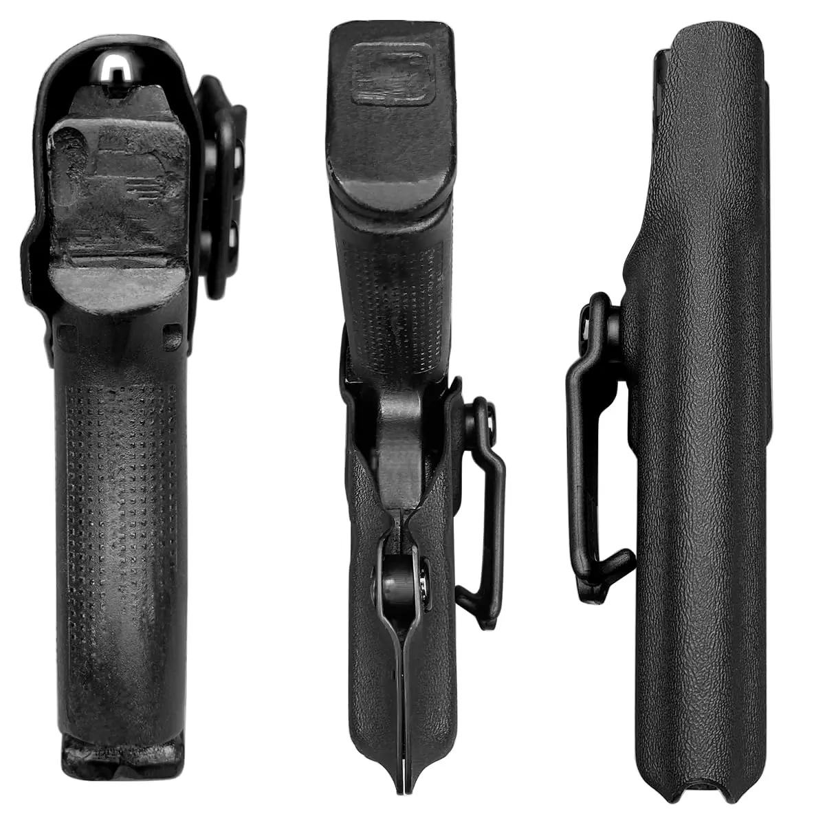 POLE.CRAFT IWB Kydex Holster Custom Fits: Glock 43X TLR6 Laser Light Pistol - Inside Waistband Concealed Carry G43X TLR6 Holster
