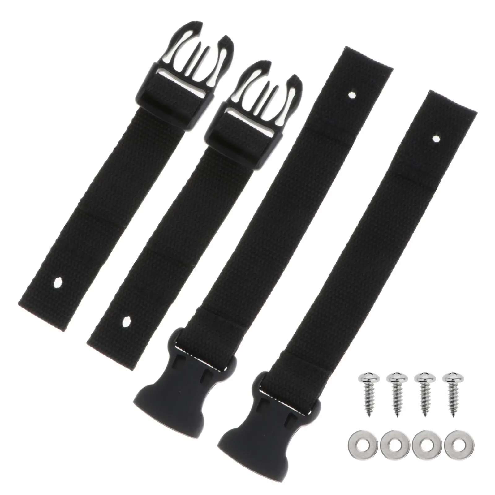 Quick Release Buckle Kayak Center Console Strap Replacement Polyester Boat Hatch Lid Fixing Webbing for Outdoor Water Sports