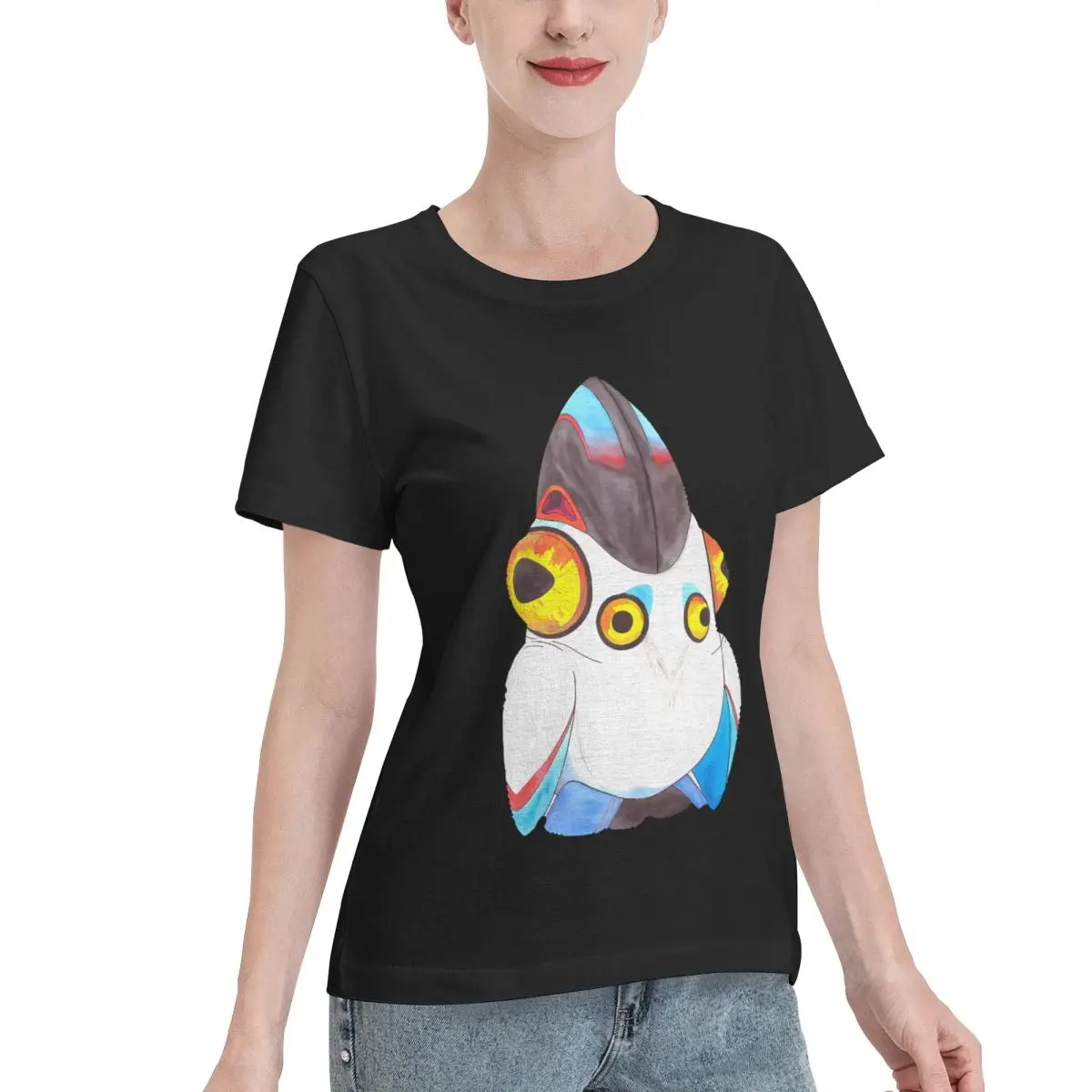 Hot Sale Subnautica Below Zero Pengling Pengwing Women's T-shirt Street Fashion Summer Women Top