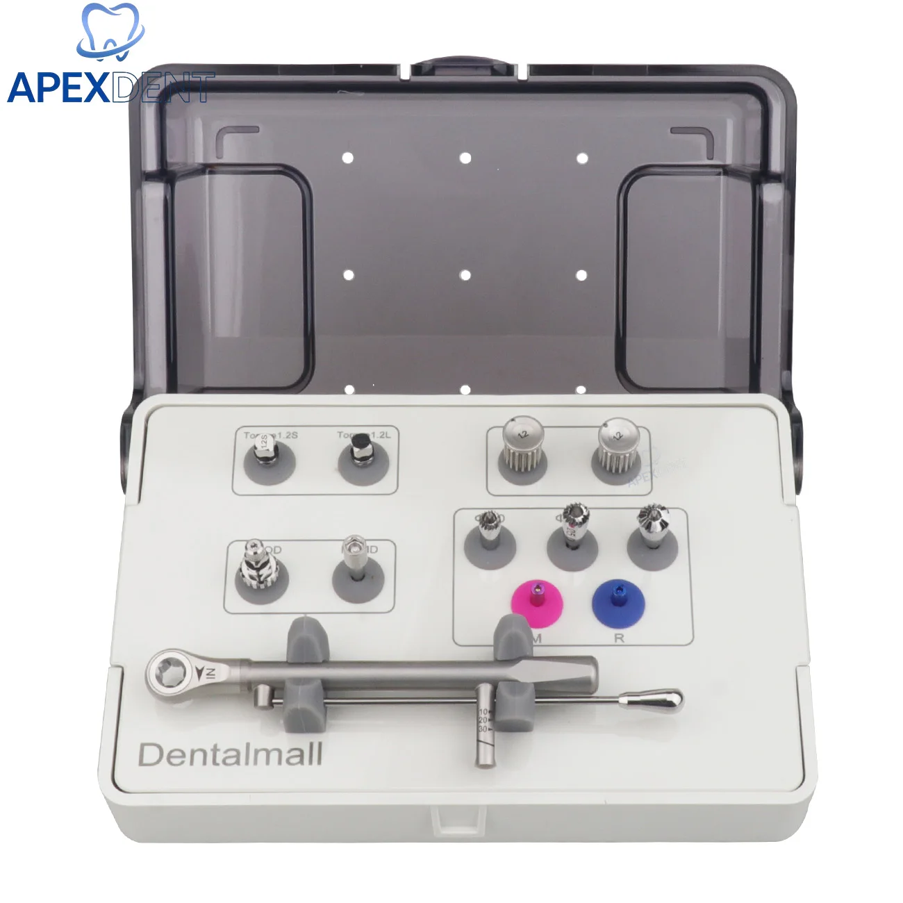 Professional Dental Implant Tool Kit Precision Screw Drivers Bone Profiler Set with High Torque Accuracy Dentist Oral Hand Tool
