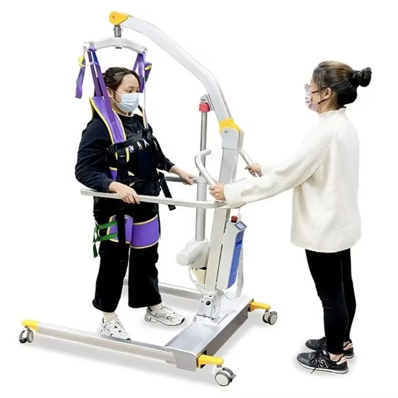 Electric Rehabilitation Standing Aid: Patient Transfer Commode Toilet for Bed-to-Chair Mobility