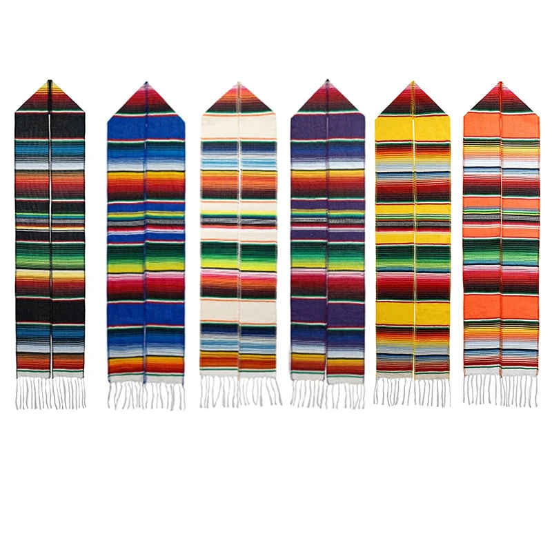 2023 Mexican Graduation Belt Scarf Graduation Ceremony Party Supplies Long Scarves Striped Shoulder Strap Graduate Photo Prop