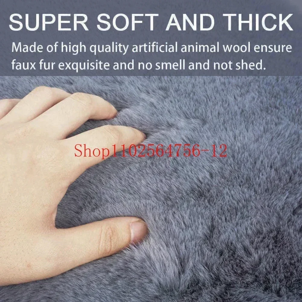 Car Seat Covers Set Fur Front Car Seat Cushion Faux Fur Universal Wool Car Seat Cover Winter Warm Plush Soft Sheepskin