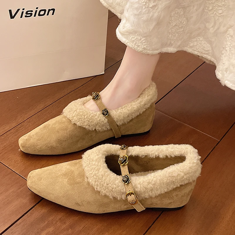 

Водонепроницаемая платформа с плоской подошвой, круглым носком, неглубоким горлышком, универсальная, удобная, противоскользящая и дышащая женская обувь