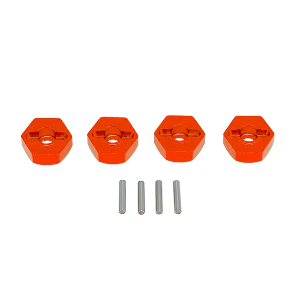 4pcs Hexagonal Adapter Metal Wheels 12mm for TT-01 TT01 TT02 XV01 TB-04 -01N 1/10 Parts for improving remote controlled cars