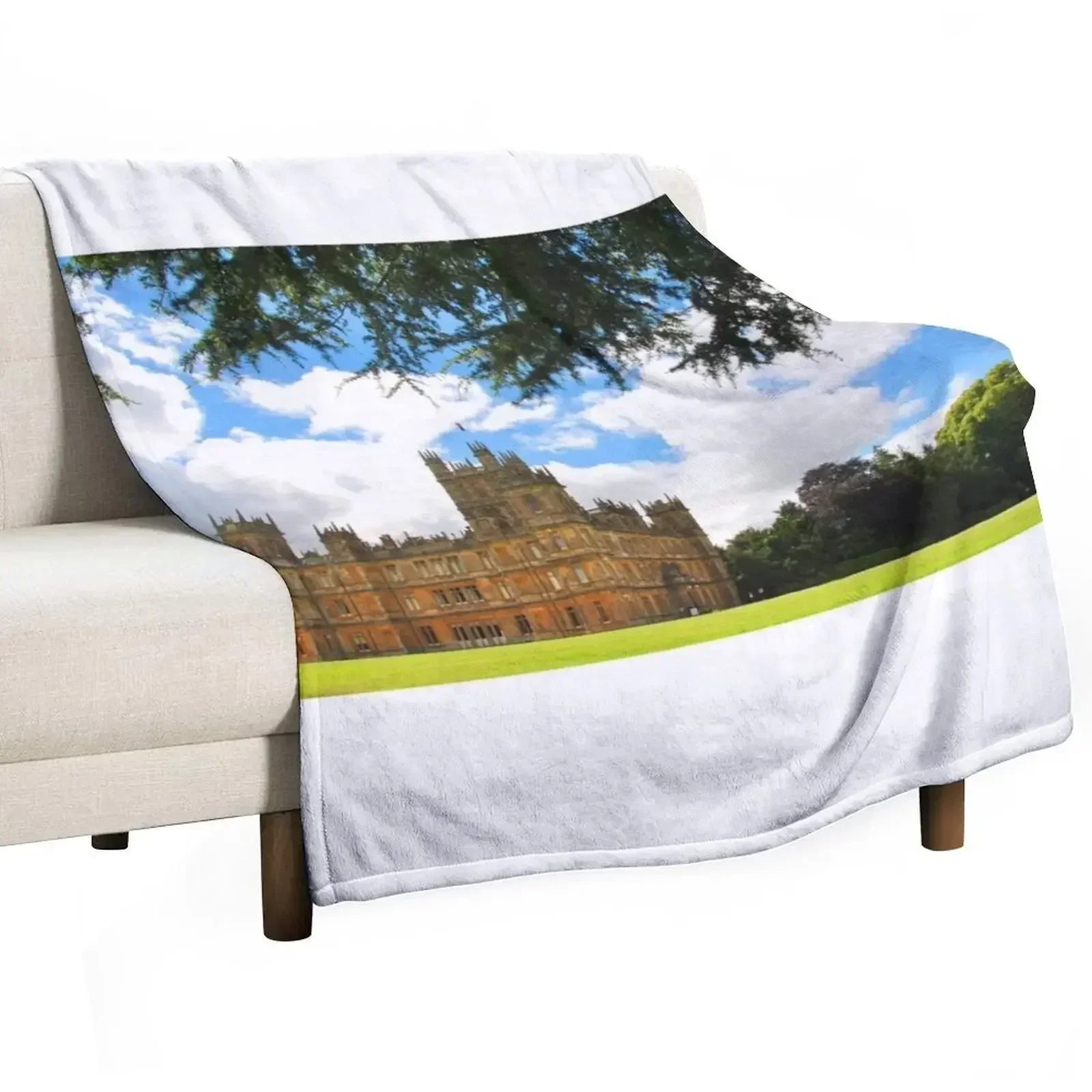 Highclere Castle Downton Abbey Hampshire England Throw Blanket Blankets For Baby Furry Camping Cute Blankets