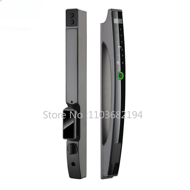 

Automatic Breaking Bridge Aluminum Tuya WiFi Waterproof Sliding Door Fingerprint Password Aluminum Door Smart Lock Electronic Do