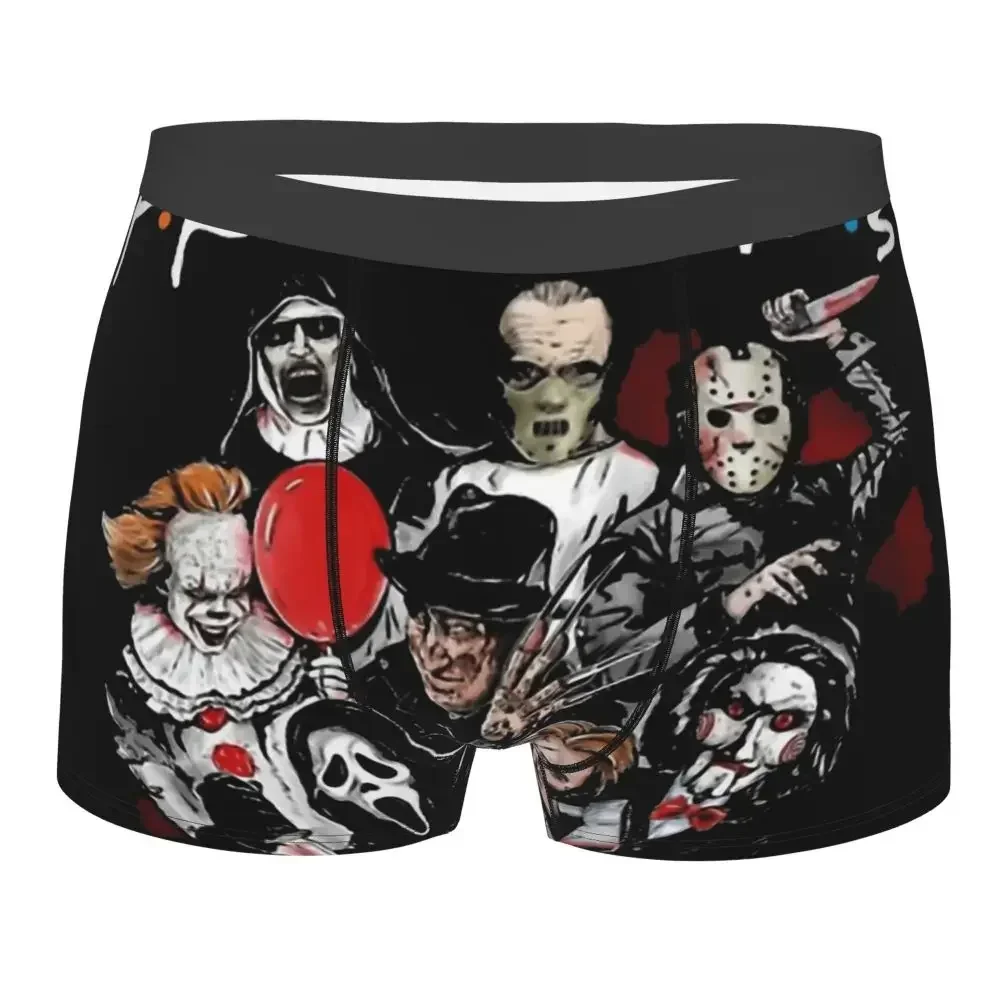 

Gremlins Hello Halloween Underpants Breathbale Panties Man Underwear Print Shorts Boxer Briefs