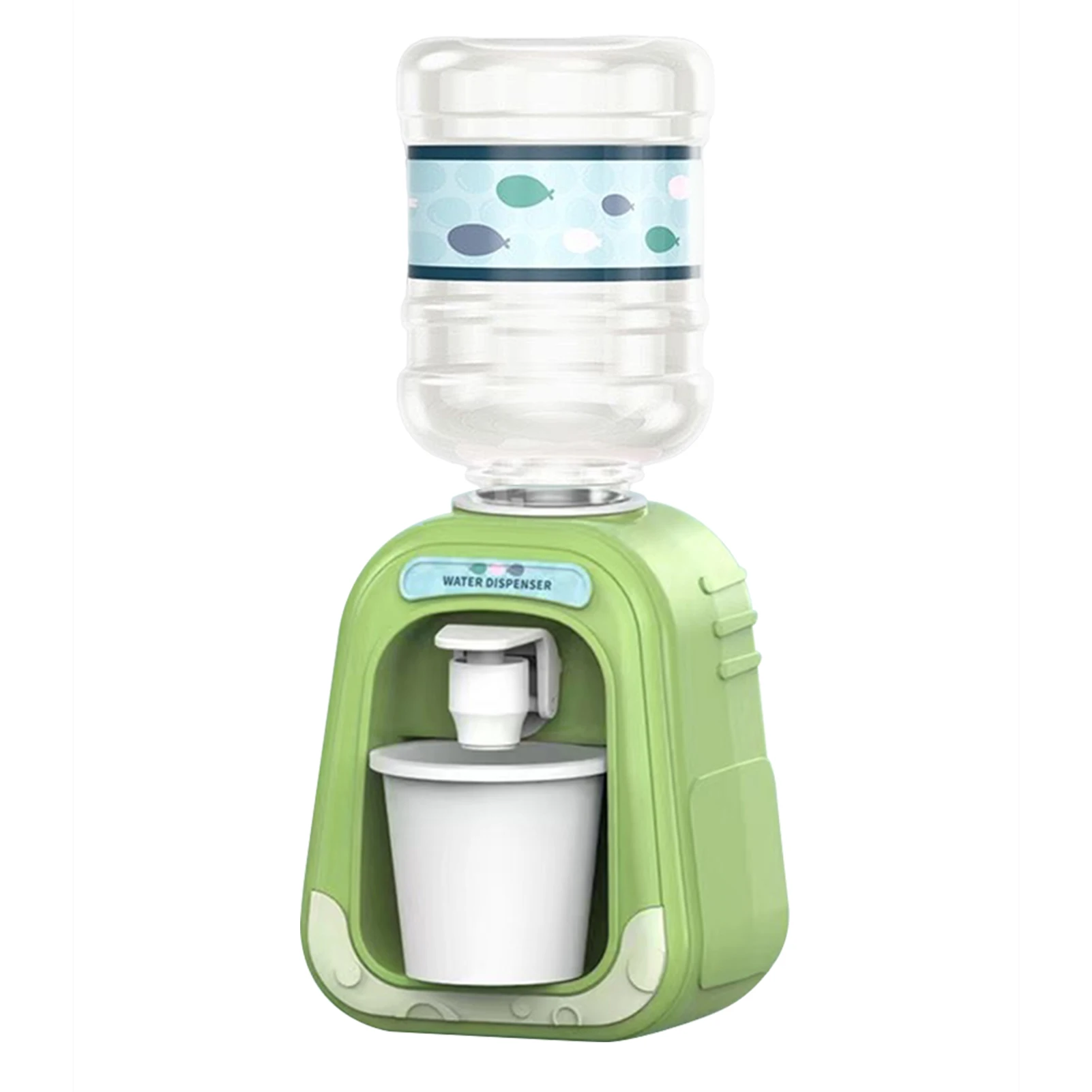1PC Children's Mini Water Dispenser Toy Cartoon Water Dispenser Rotatable And Detachable Cartoon Interactive Kids Toys Gift