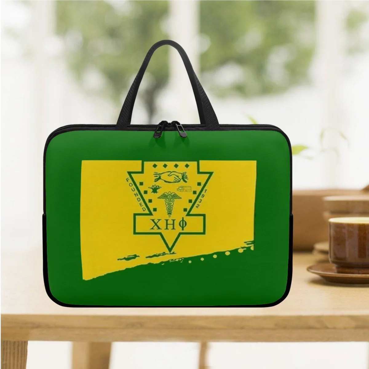 

Laptop Bag Women 10 12 13 15 17 Inch Handbags Chi Eta Phi Sorority Design Computer Notebook Sleeve Cover Briefcase Bag Gift New