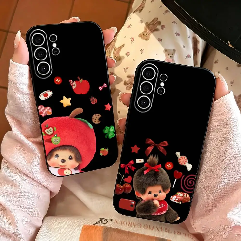 Monchhichi   Phone Case For Samsung S25,S24,S21,S22,S23,S30,Ultra,S20,Plus,Fe,Note,10,9,5G Black Cover