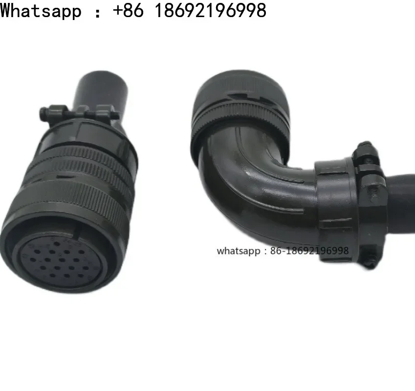 (2PCS)MS3106A Aviation Plug for Servo Motor 3108B24-5S 16-core MS3102A Socket
