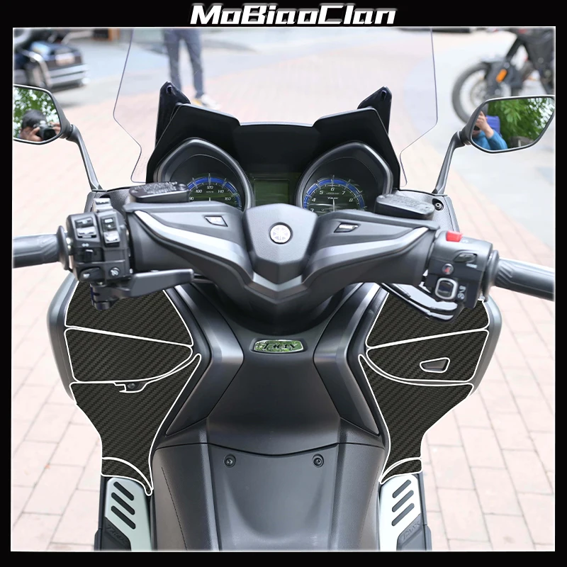 Voor Yamaha TMAX 560 TMAX 530 2021 Motorfiets Koolstofvezel Decoratie Beschermende Stickers Kits Motor Plastic Gebied