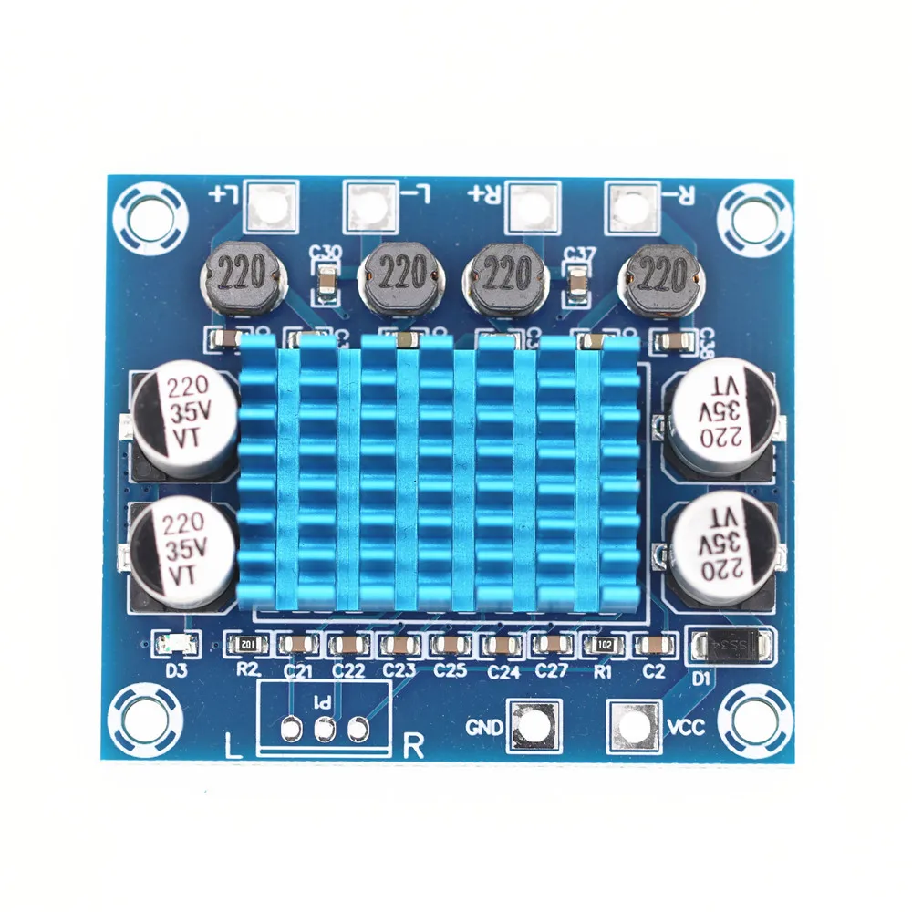 

5PCS XH-A232 high-definition digital audio amplifier board mp3 amplifier module 12V24V amplifier board dual channel 30W