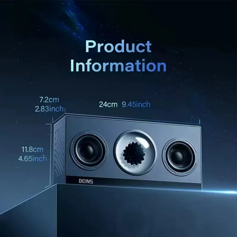 

Magnetic Liquid Dual Horn Venom Music Rhythm Light Visual Desktop Bluetooth Speaker Music and Dance Fluid Soundbar Gift Toys