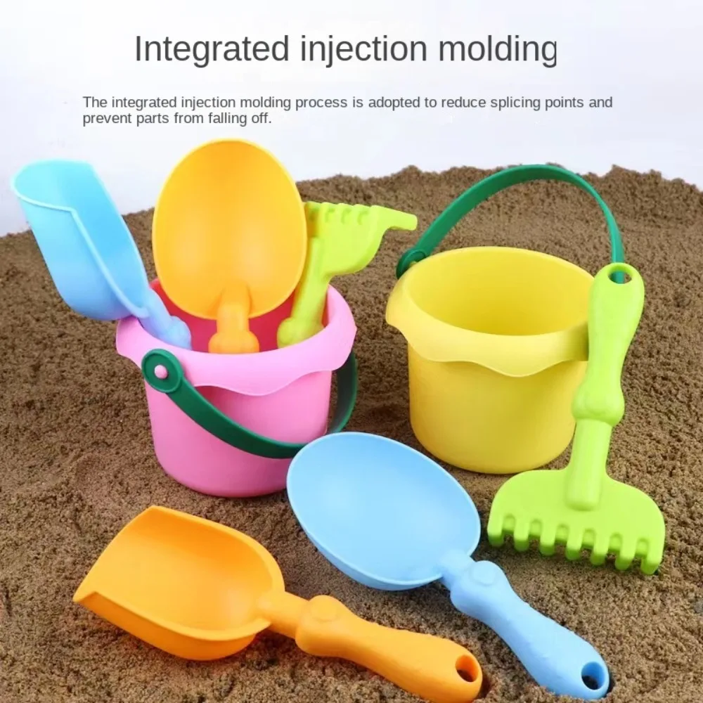 1 Set Sand Bucket Pit Tool Bucket Beach Sand Play Toys ABS Shovel Beach Bucket Toys Lightweight Portable Beach Play Toys Summer