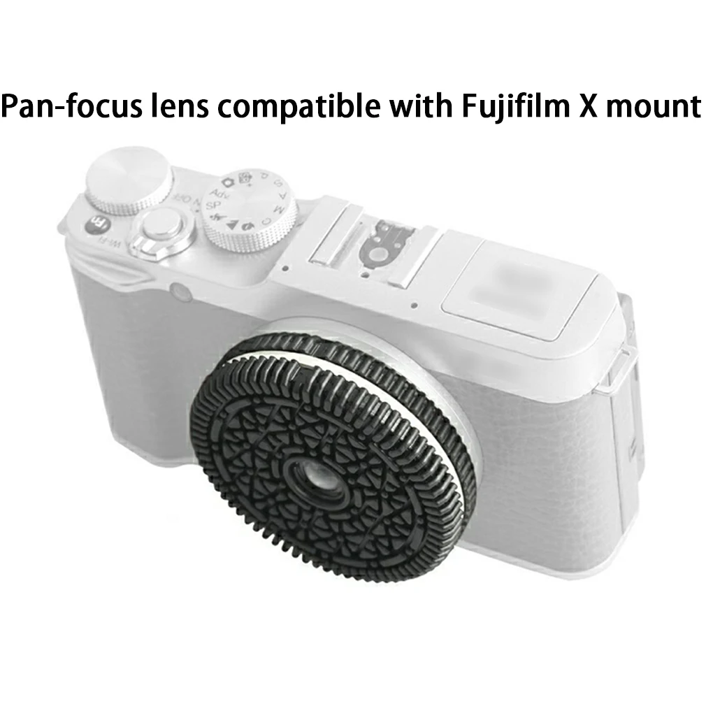 Plastic Clarity Companion Free Focus Pancake Lens For X-mount Mirrorless Suitable