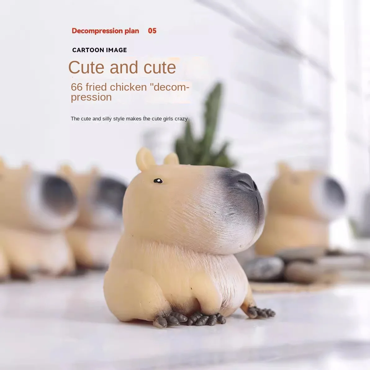 Capybara Anti Stress Fidget Toys For Anxiety Capybara Unusual Object Funny Stuff Brinquedos Para Alívio Do Estresse