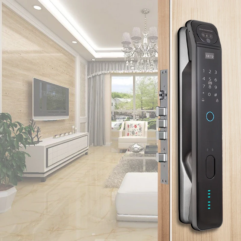 TuyaクラスCコアスマートロック 顔認証 パスワード 指紋認証アクセス WiFi ZigBee リモートアプリ制御