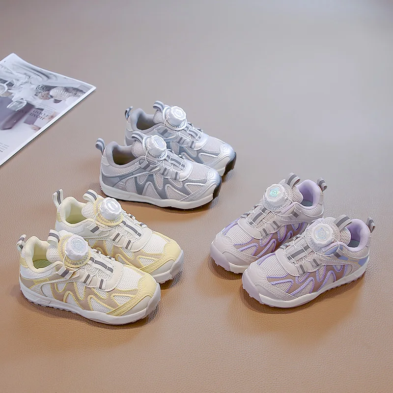 

2025 Autumn New Children Casual Shoes for Girls Boys Fashion Korean Style Soft Bottom Anti-slippery Versatile Chic Sneakers