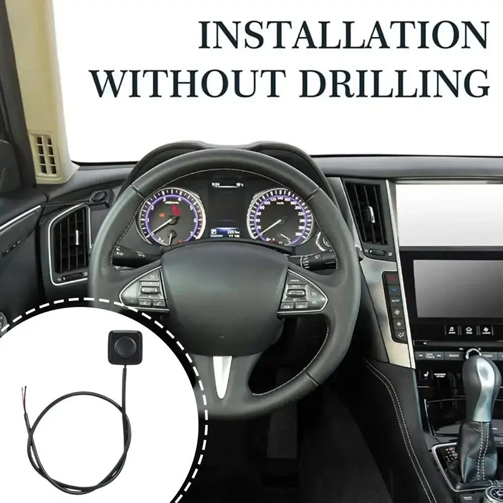 

Momentary Push Button On Off Switch Black Plastic 12V Button Surface 24V Mini Switch Mount T6L7