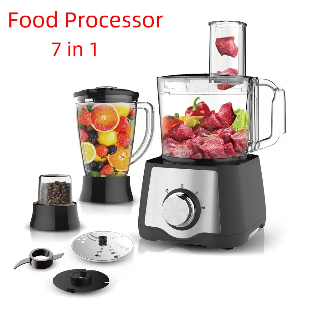 

Household 7-in-1 multi-function minced meat, juicer and grinder all-in-one food supplement cooking machine