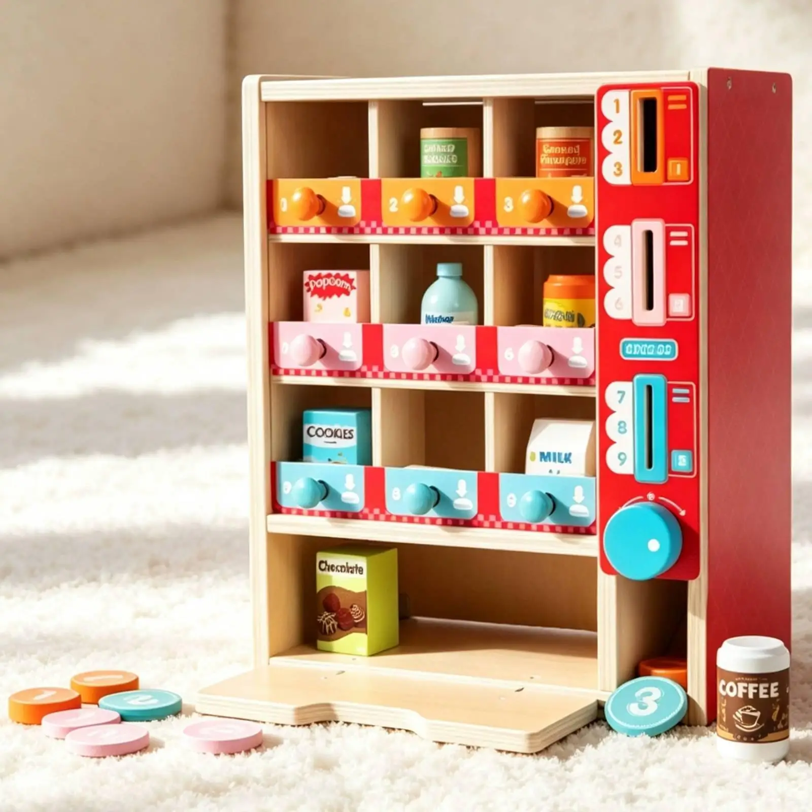 Wooden Vending Machine Play Set Screenscreenless Wooden Vending Machine Safe
