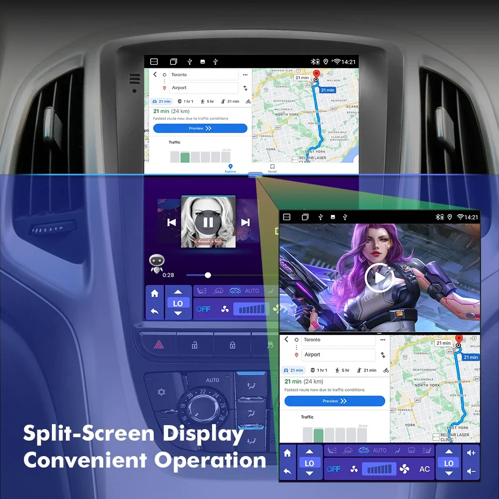 EBILAEN Android 12.0 Car Radio Multimedia Player for Opel Astra J Verano Vauxhall 2007-2014 GPS Carplay Autoradio 4G ECO