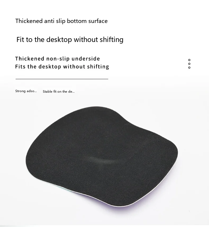 Schaumstoff-Handgelenkauflage Mauspad 6 Farben Büro Gaming Ergonomische Rutschfeste Schreibtischunterlage Niedliches Muster – Detail 5