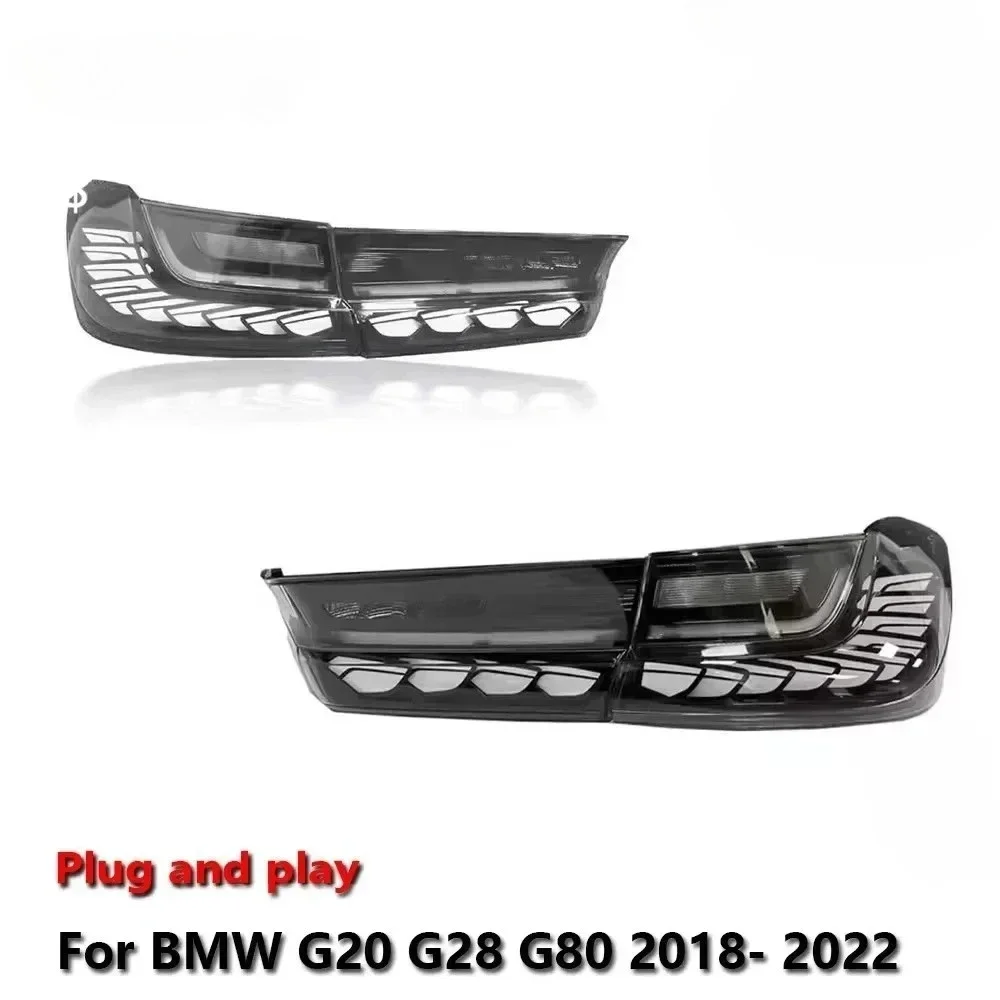 

Светодиодные задние фонари в сборе для BMW G20 G28 G80 2018-2022: ДХО, стоп-сигнал, указатель поворота, подключение Plug and Play