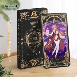 NEW Game Game Genshin Impact Tarot Card Yae Miko Raiden Shogun Kaedehara Kazuha Playing Card Cosplay Props Anime Tarot Card