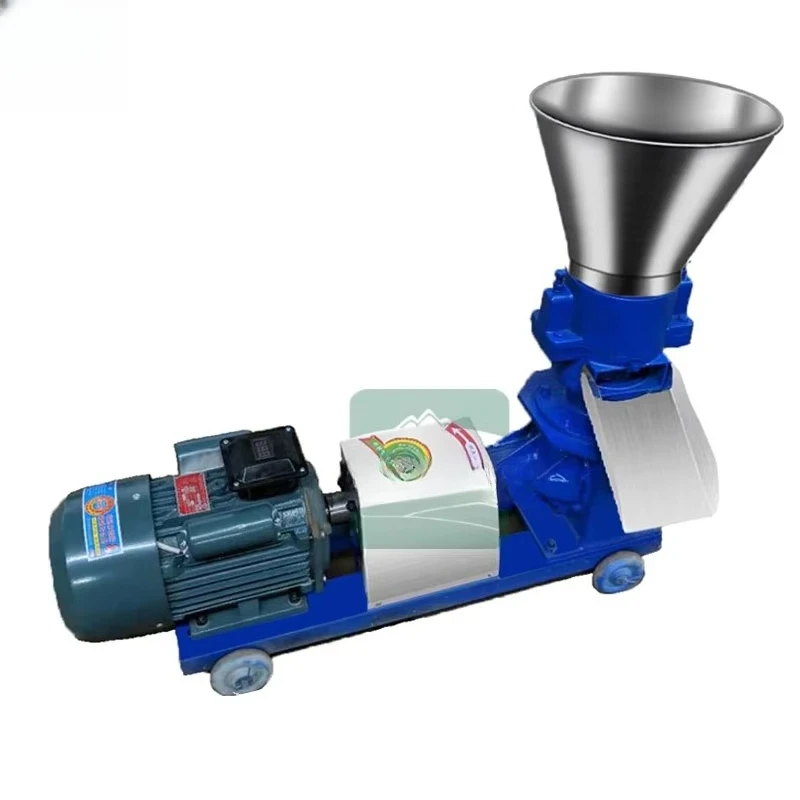 Factory Direct Custom Fully Automatic High Efficiency Pellet Mill Machine Special for Cattle and Sheep Breeding Feed Production