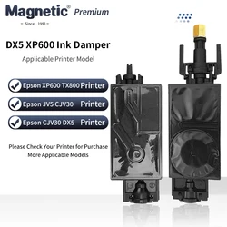 10/20/50/100PCS DX5 XP600 PrinterHead Ink Damper With Connector For Epson TX800 Mimaki JV33 JV5 CJV30 For Mutoh Dumper Filter