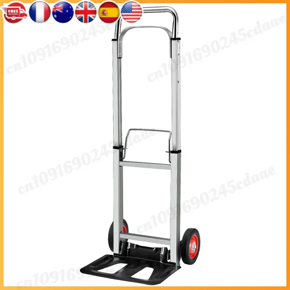 للطي كيس شاحنة المحمولة دوللي عربة طويلة تصغير مقبض الألومنيوم تتحرك عربة عدم الانزلاق للتحرك والسفر #1