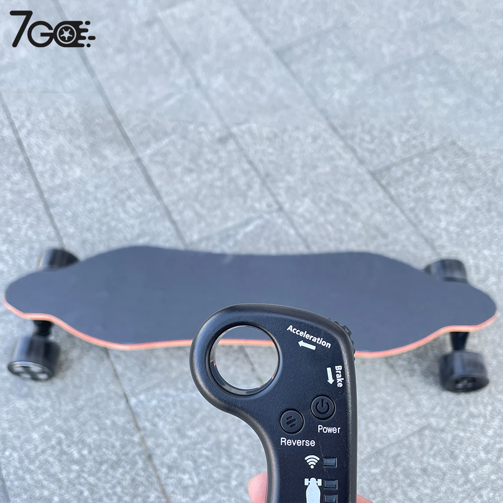 Portable smart balance electric skateboard dual 600w*2 Hub Motor cheap off-road electric long board