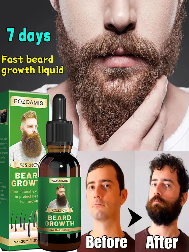 

Fast growth gives you thick beard and hair