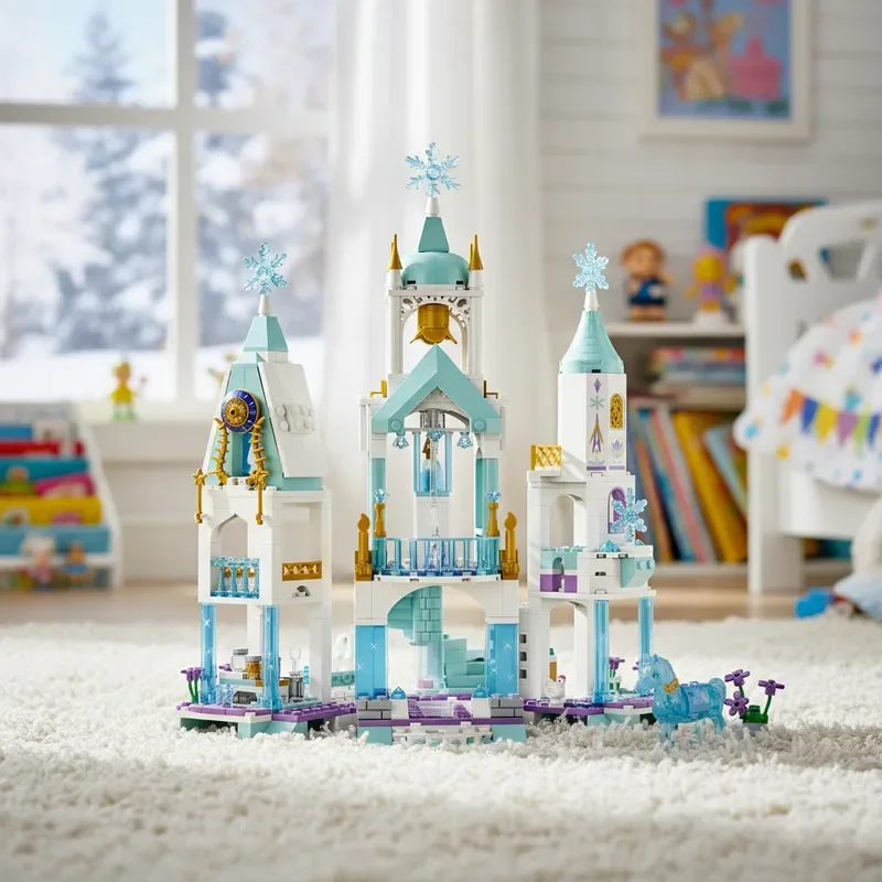 

568PCS Creative Fairy Tale Princess Castle Model Building Blocks DIY Decor Bricks Toys For Kid Halloween Christmas birthday Gift