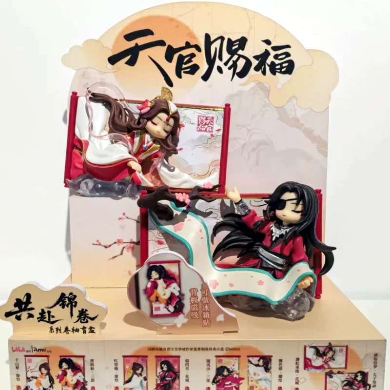 

Genuine Heaven Official Blessing Tian Guan Ci Fu Scroll Series Blind Box Hua Cheng Xie Lian Anime Peripheral Decora Anime Gift