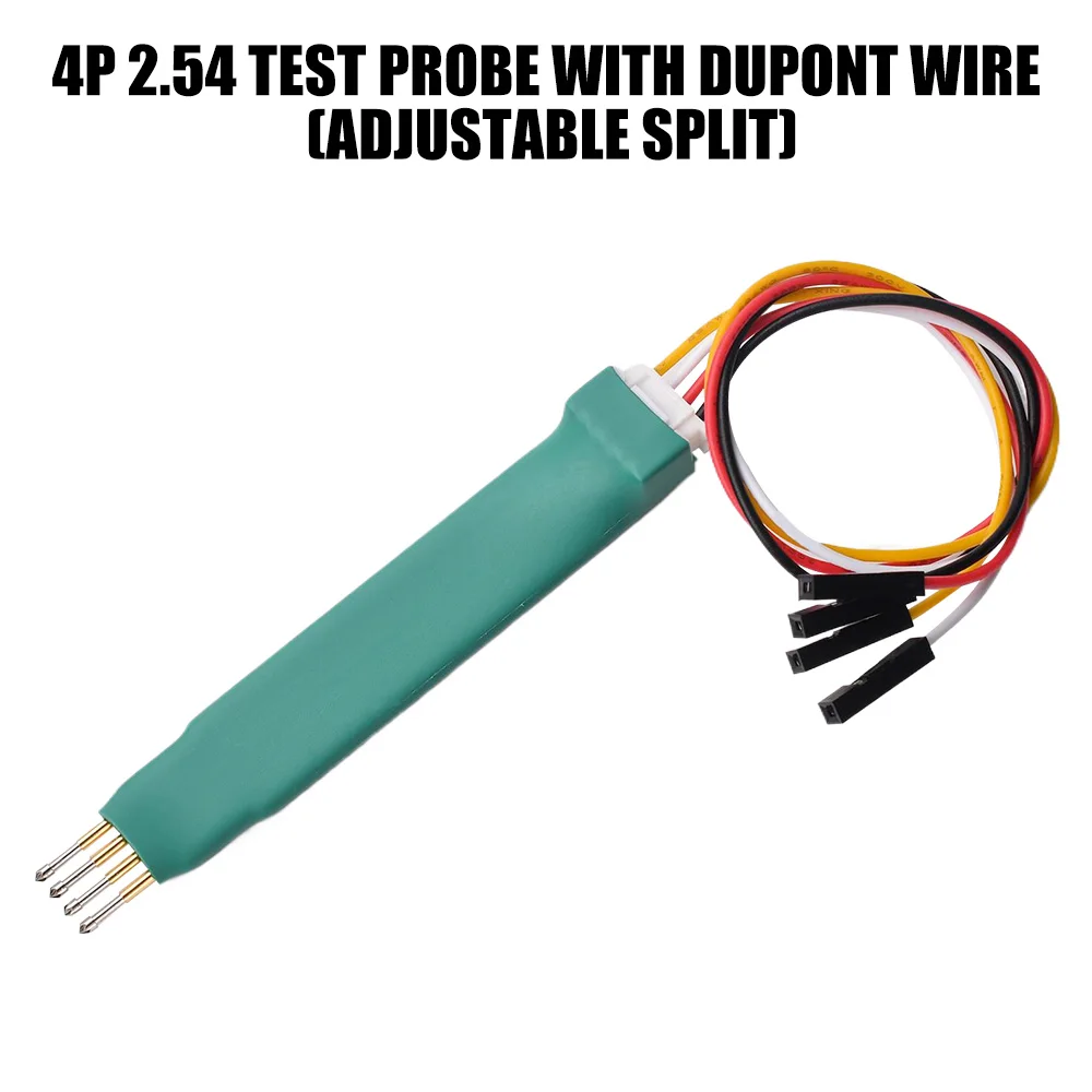 Programmierstift 2,54 mm Rastermaß 2P 3P 4P Microchip Federstifte Testsonde mit DuPont-Kabeln, Pogo-Pin für STC, STM32, STM8 Programmierung – Detail 8
