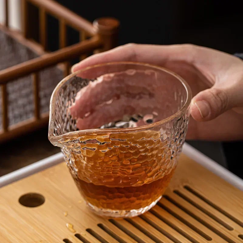 210ml Tea Maker Heat-resistant Glass Tea Gongdaobei Pitchers Chahai Kungfu Accessories