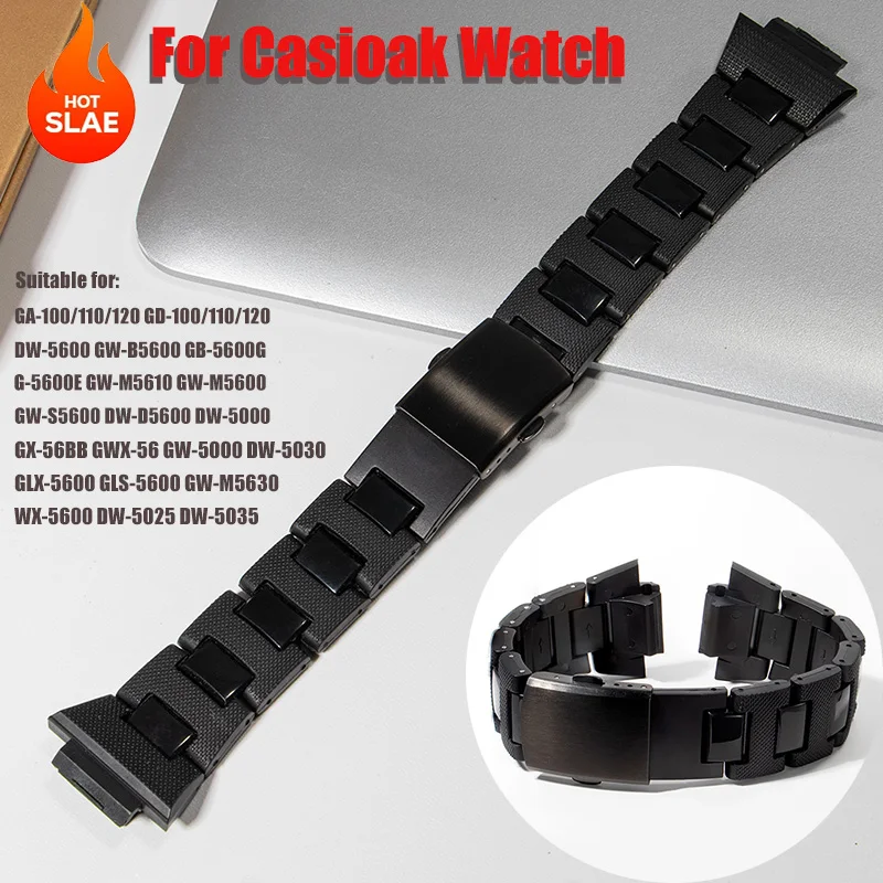 Kunststoff-Uhrenarmband für Casioak DW-6900/DW9600/DW5600/GW-M5610 Herrenuhrenarmband, Armband, Herrenuhrenzubehör, 16 mm