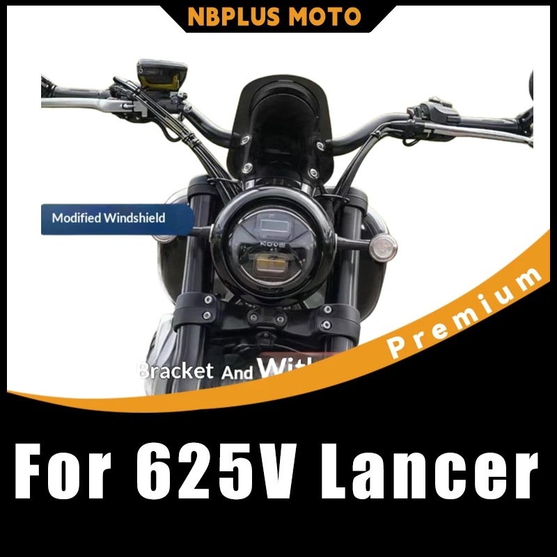 

【Premium】 For KOVE 625V Lancer Modified Heightened Widened Front Windshield Wind Deflector