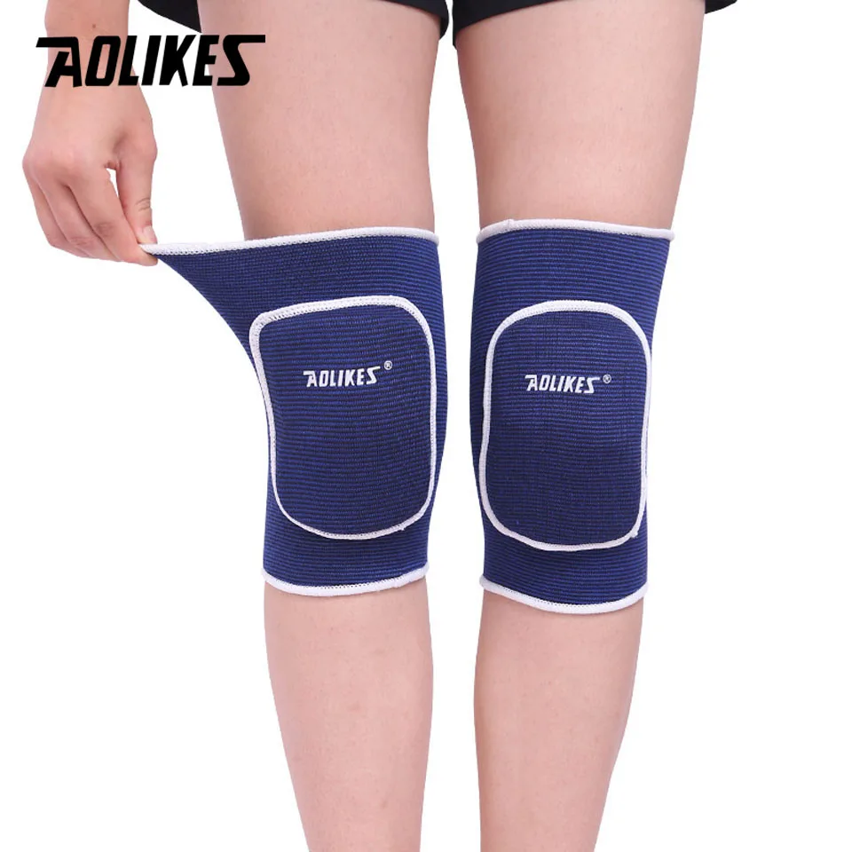 AOLIKES 1 Pair Kids Adult Dancing Skating Skateboard Cycling Sponge Knee Pads Anti-crash Children Kneepads Knees Protector