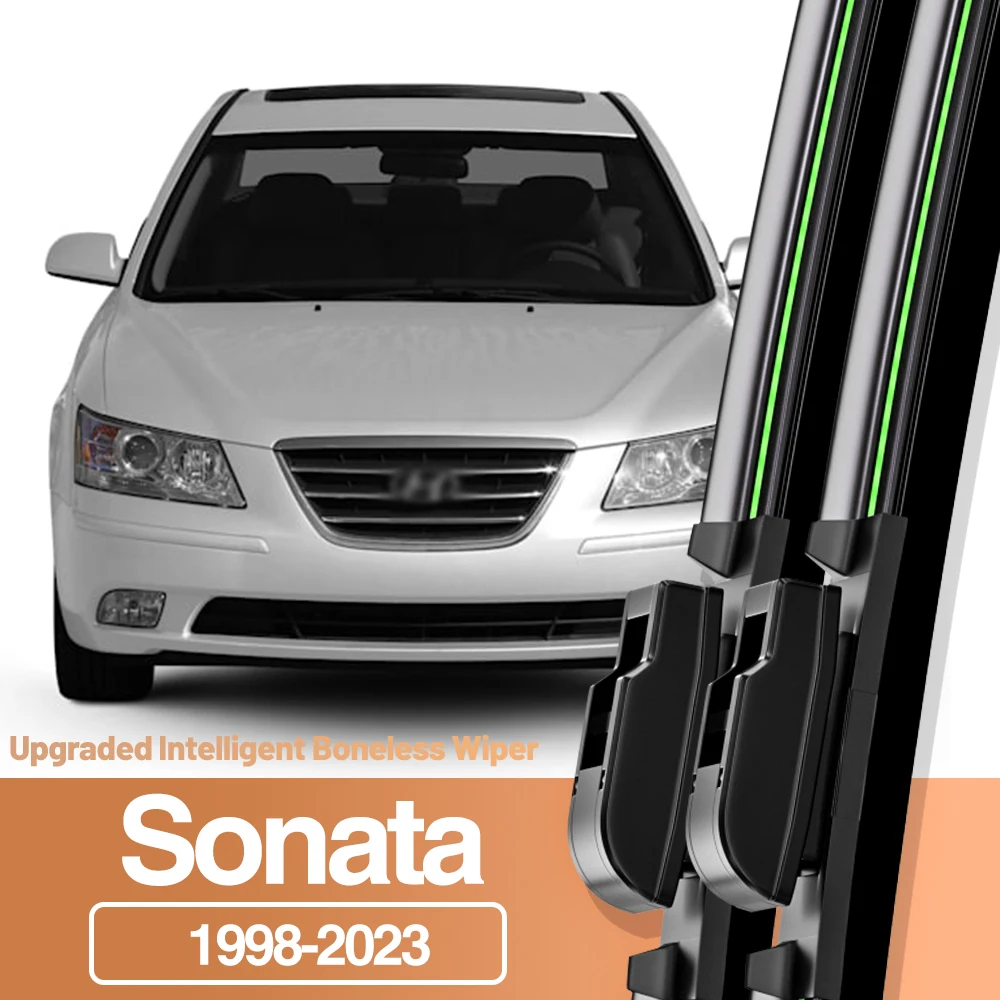 

2pcs For Hyundai Sonata 1998-2023 Front Windshield Wiper Blades Windscreen Window Accessories 2000 2008 2010 2014 2017 2019 2021