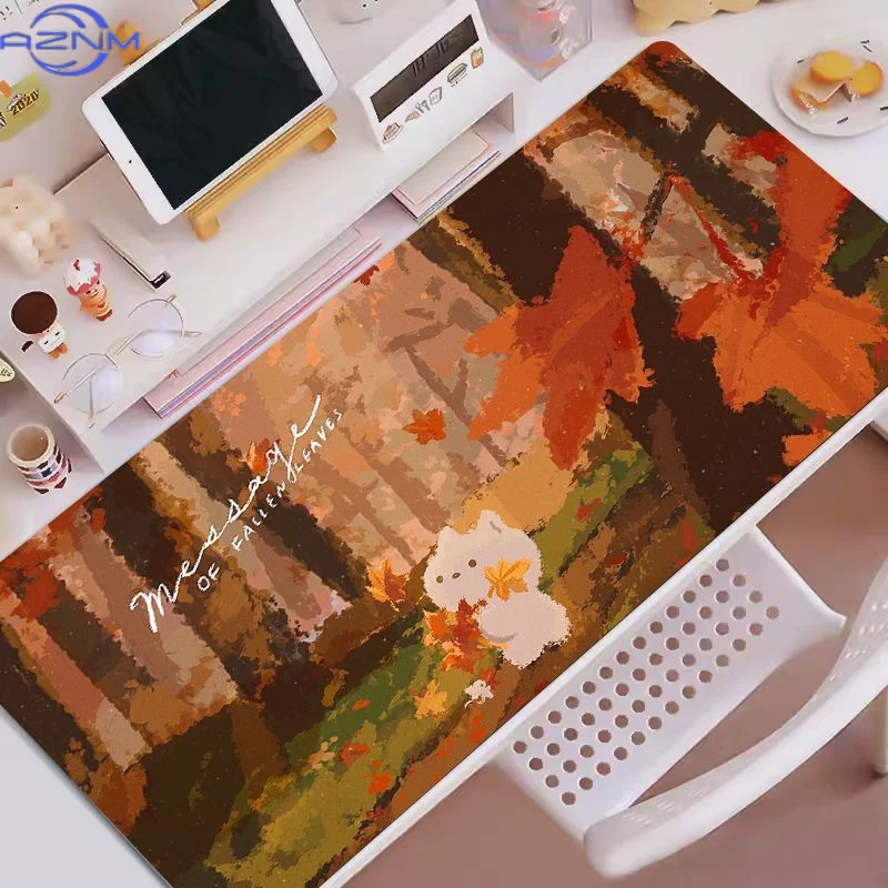 Cute Kitten   Mousepad Office Desk Mat Mouse Pad Computer Speed Type Carpet Mat Player Laptop Keyboard Cartoon