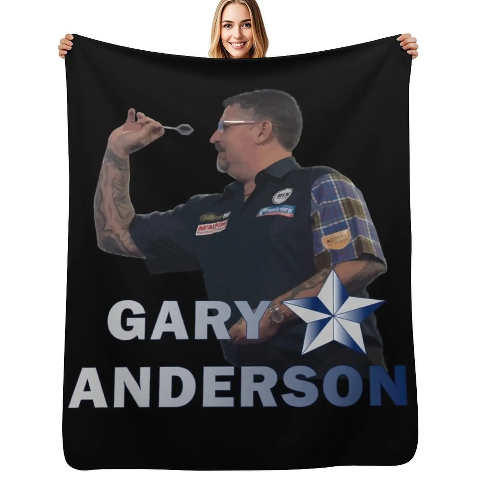 

Gary Anderson throwing Throw Blanket Luxurious Soft Blanket Holiday Gift for Family