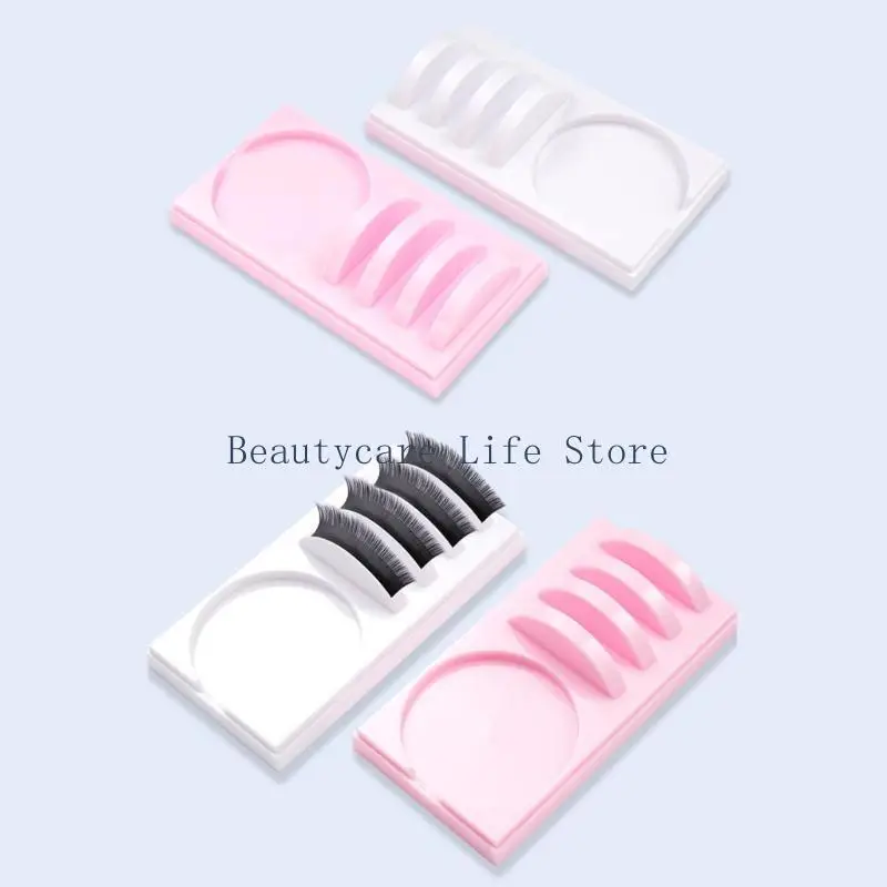 652C Eyelash Holder Rectangular Individual Eyelash Extension Adhesive Glues Pallet Makeup Tool Adhesive Glues Stand Holder